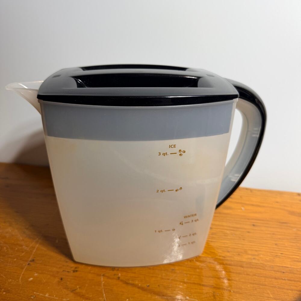 Mr. Coffee Iced Tea Maker 3 Qt Replacement Pitcher ONLY TM75 Black